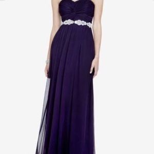 Strapless prom dress